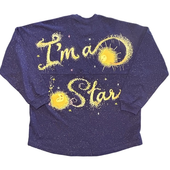 SPIRIT JERSEY Tops - I’m a Star purple glitter Spirit Jersey from the  Disney movie Wish NWT L